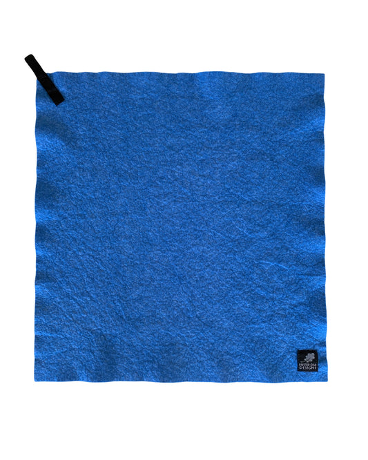 14"x15" Royal Blue Trail Towel Lite - Backpacking Towel - Ultralight Towel - Ultralight Backpacking - Chamois Towel - Travel Towel