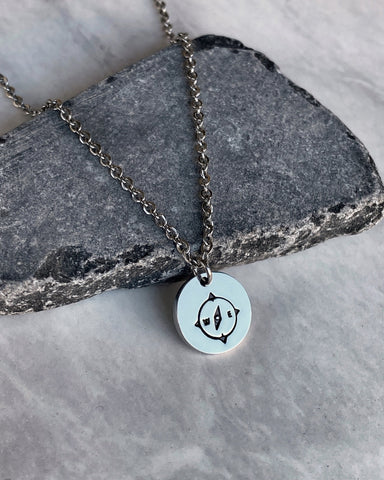 Compass Necklace - Stainless Steel Travel Necklace - Traveler Gift - Minimalist Traveler Necklace - Travel Jewelry - Compass Jewelry