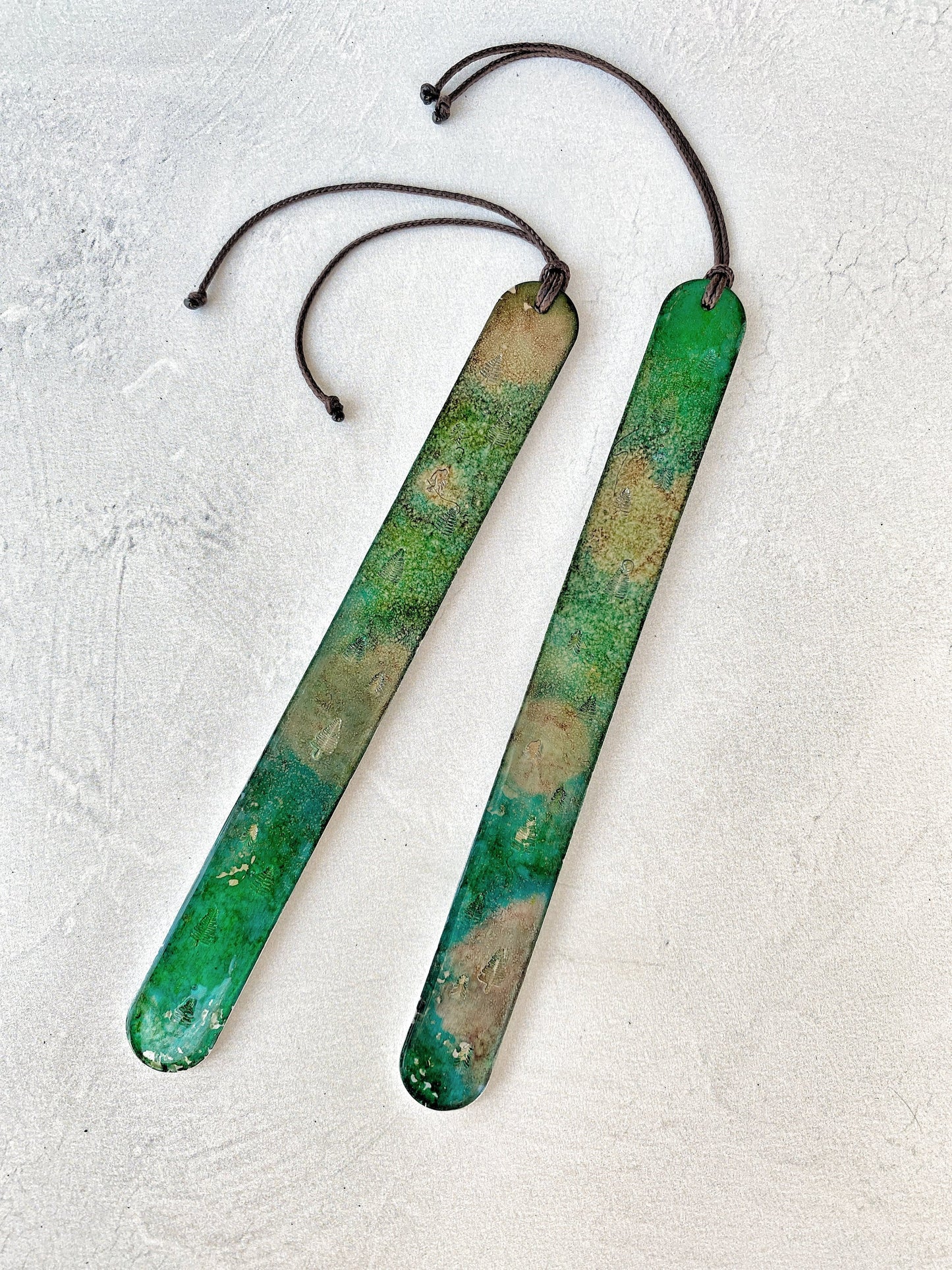 Ellie B's Creations - Metal Sasquatch Bookmark - Handmade Bigfoot Bookmark - Camper Gift - Hiker Gift - Pine Trees Bookmark - Adventure Gift