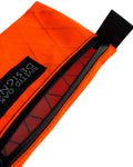 3.5"x4.5"" Safety Orange Zipper Pouch - Neon Ultralight Pouch - VX25 X-Pac Pouch - Ultralight Backpacking Gear - Hiking Pouch - Trail Wallet