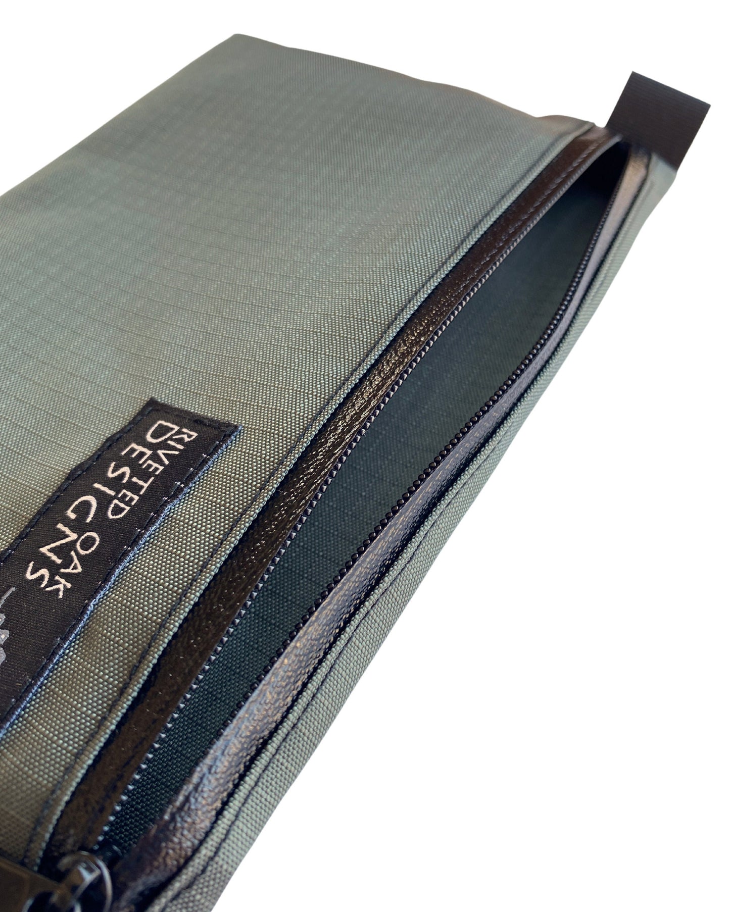 5"x7" Gray 210D Robic Ripstop Nylon Zipper Pouch - Ultralight Pouch - Nylon Pouch - Ultralight Backpacking Gear - Hiking Pouch