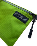 5"x7" Green 210D Robic Ripstop Nylon Zipper Pouch - Ultralight Pouch - Nylon Pouch - Ultralight Backpacking Gear - Hiking Pouch
