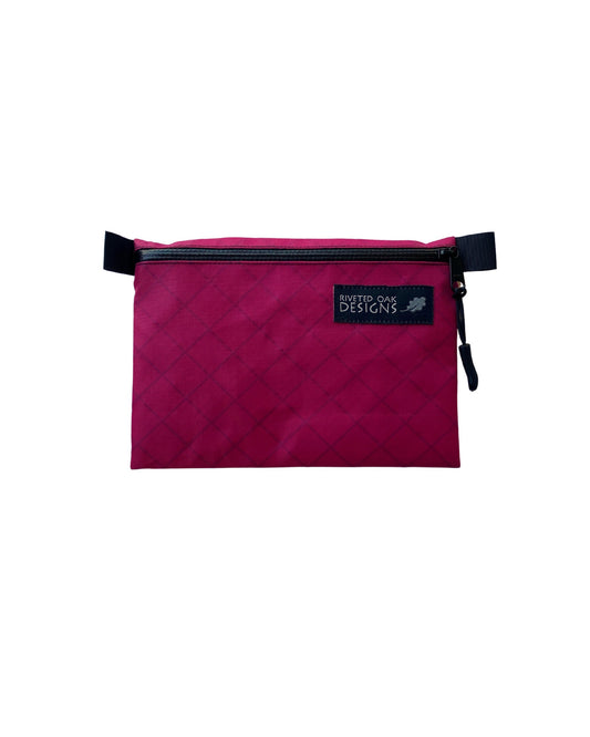 5"x7" Magenta Ultralight Ecopak EXP200 Zipper Pouch - Challenge Ecopak - Ultralight Backpacking Gear - Recycled Fabric Pouch