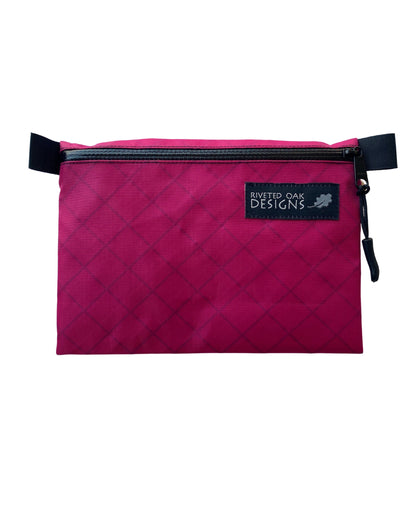 5"x7" Magenta Ultralight Ecopak EXP200 Zipper Pouch - Challenge Ecopak - Ultralight Backpacking Gear - Recycled Fabric Pouch