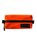 Ultralight Safety Orange Ecopak 6”x3”x2" Box Pouch - Ecopak EXP200 Pouch - Ultralight Backpacking Gear - Hiking - Recycled Fabric Pouch