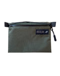 5"x7" Gray 210D Robic Ripstop Nylon Zipper Pouch - Ultralight Pouch - Nylon Pouch - Ultralight Backpacking Gear - Hiking Pouch