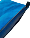 8"x10" Blue Ultralight Ecopak EXP200 Zipper Pouch - Challenge Ecopak - Ultralight Backpacking Gear - Recycled Fabric Pouch - Hiking Pouch