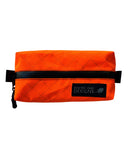 Ultralight Safety Orange Ecopak 6”x3”x2" Box Pouch - Ecopak EXP200 Pouch - Ultralight Backpacking Gear - Hiking - Recycled Fabric Pouch