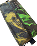 Ultralight Yellow Green Gradient X-Pac 8”x4”x2" Box Pouch - VX21 X-Pac Pouch - Ultralight Backpacking Gear - Hiking Pouch