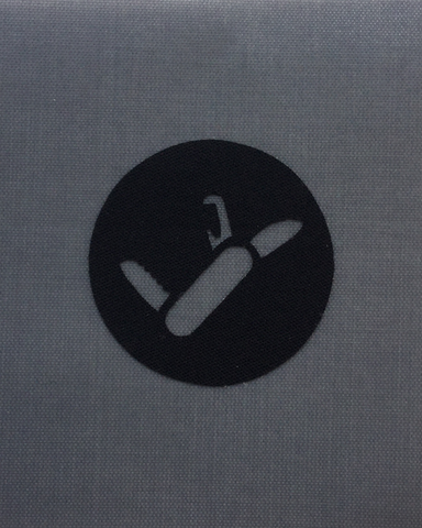 Pocket Knife Circle Sticker