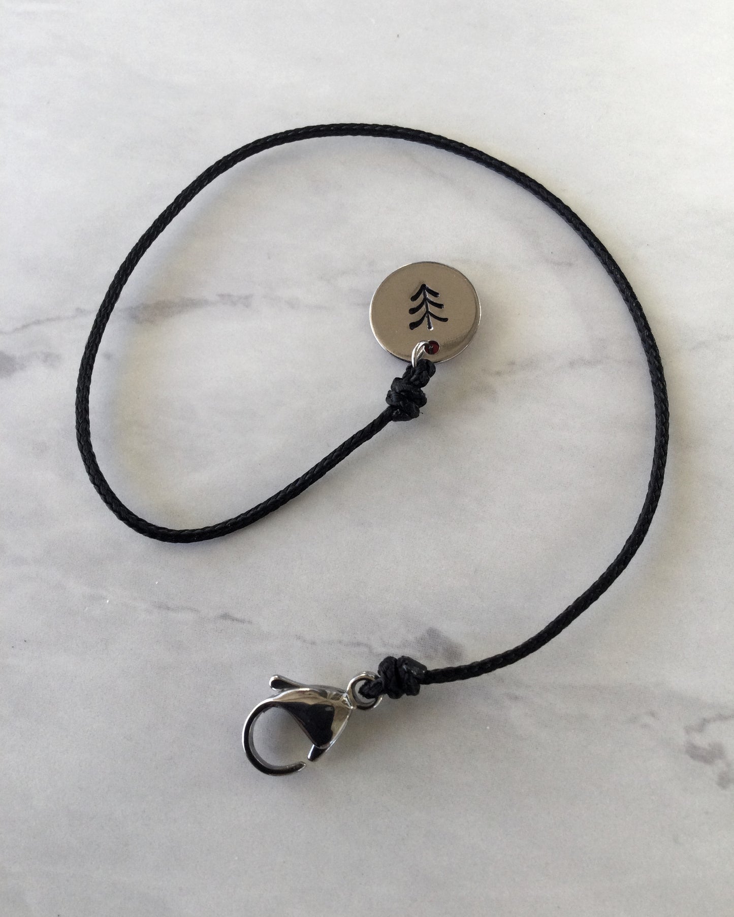 Pine Tree Camera Lens Cap Leash