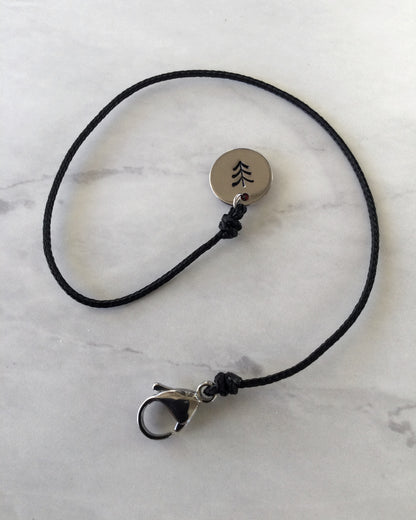 Pine Tree Camera Lens Cap Leash