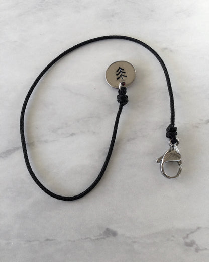 Pine Tree Camera Lens Cap Leash