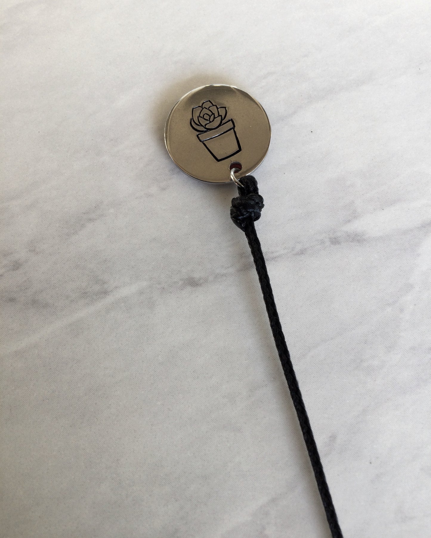 Succulent Camera Lens Cap Leash