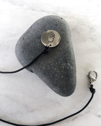 Succulent Camera Lens Cap Leash