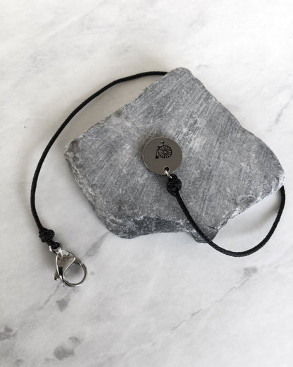 Vintage Bicycle Camera Lens Cap Leash