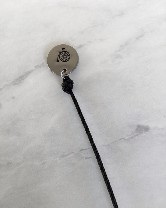 Vintage Bicycle Camera Lens Cap Leash