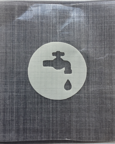 Water Circle Sticker